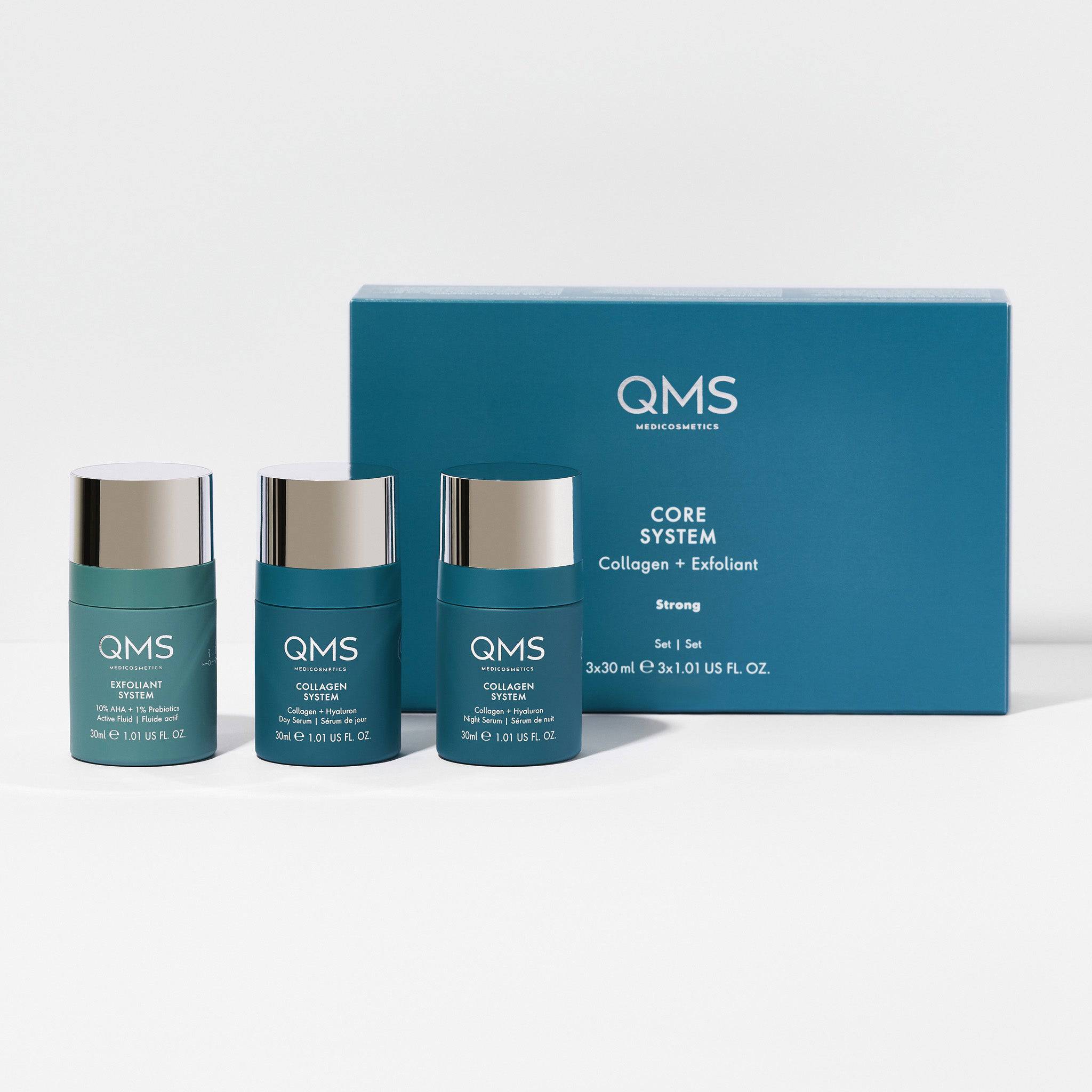 Day & Night 3-Step Core Routine Set Strong – QMS Medicosmetics - South ...